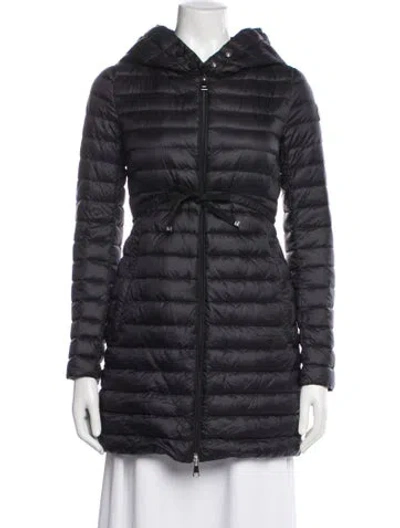 Pre-owned Moncler Down Coat In Black