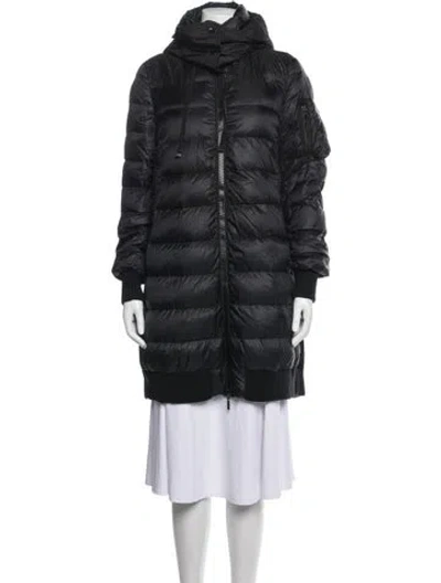 Pre-owned Moncler Down Coat In Black