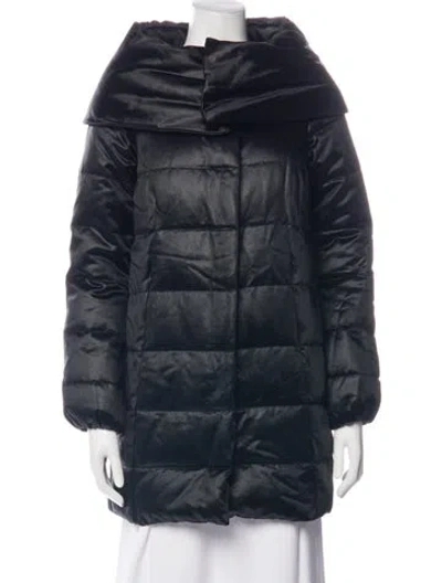 Pre-owned Moncler Down Coat In Black