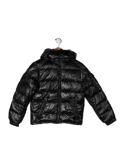 Pre-owned Moncler Kids' Down Coat In Black