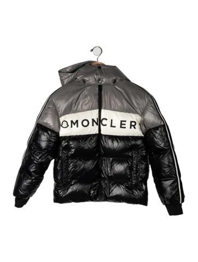 Pre-owned Moncler Kids' Down Coat In Black/grey