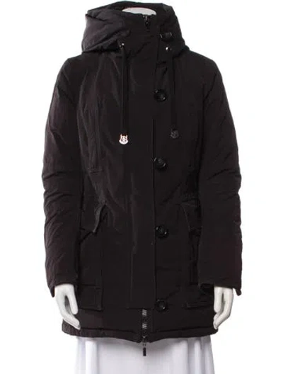 Pre-owned Moncler Down Coat In Blue