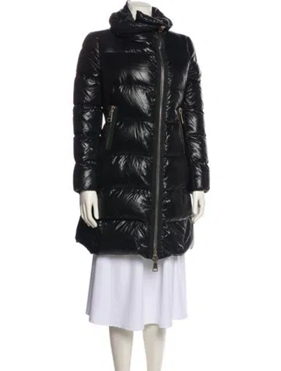 Pre-owned Moncler Down Coat In Blue