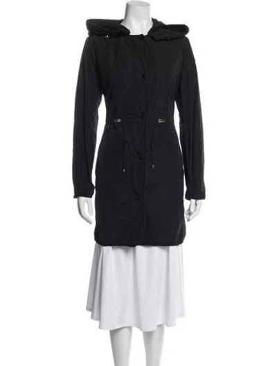 Pre-owned Moncler Down Coat In Blue