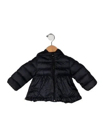 Pre-owned Moncler Babies' Down Coat In Blue