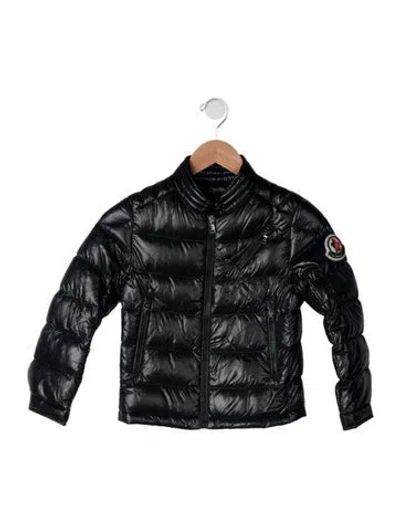 Pre-owned Moncler Kids' Down Coat In Blue