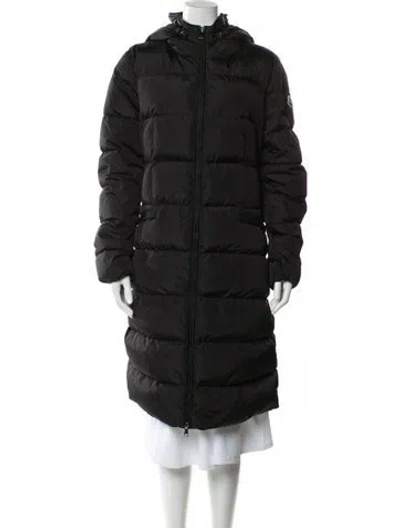 Pre-owned Moncler Down Coat In Gray