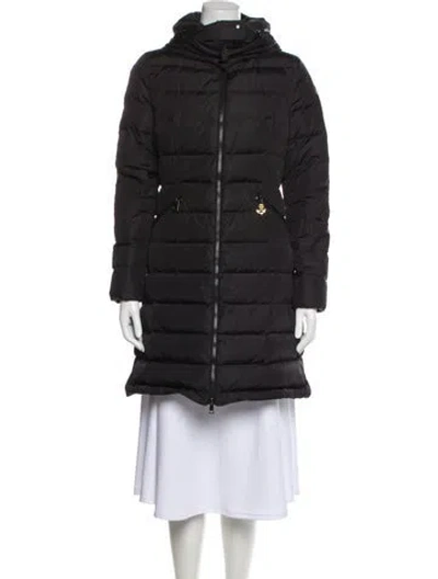 Pre-owned Moncler Down Coat In Gray