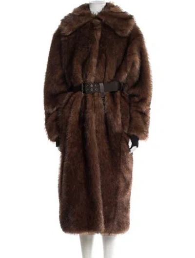 Pre-owned Moncler Down Coat W/ Tags In Brown