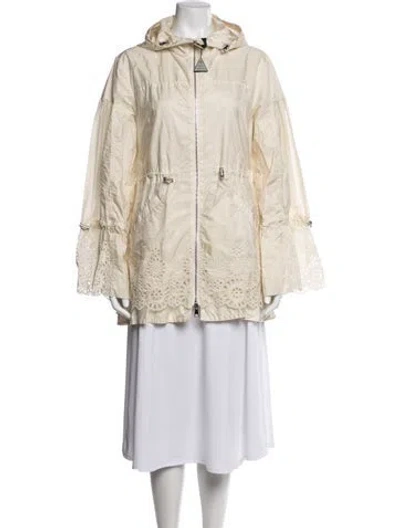 Pre-owned Moncler Down Coat W/ Tags In Neutrals