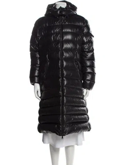 Pre-owned Moncler Down Down Coat In Black
