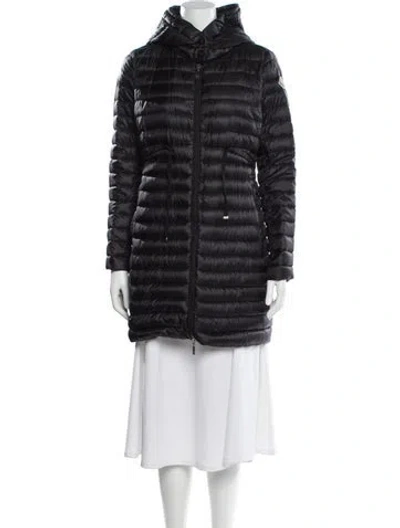 Pre-owned Moncler Down Down Coat In Black