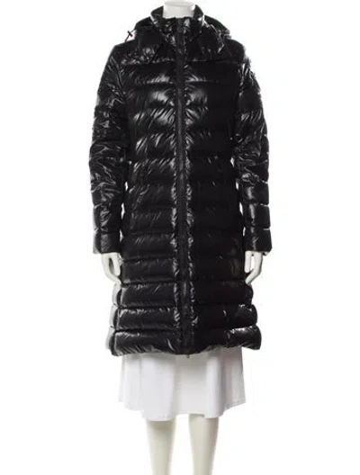 Pre-owned Moncler Down Down Coat In Black