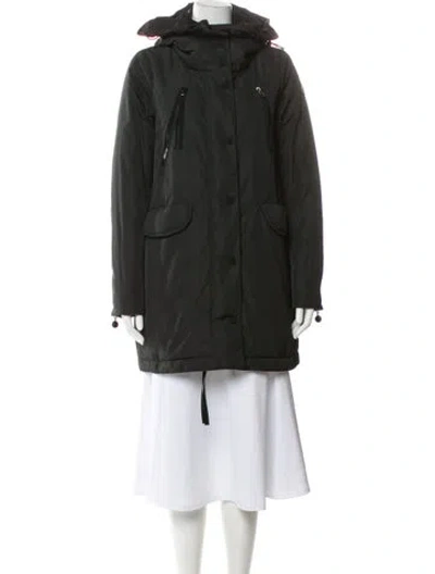 Pre-owned Moncler Down Down Coat In Black
