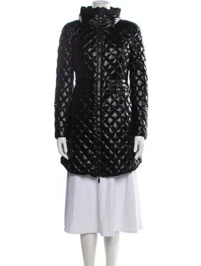 Pre-owned Moncler Down Down Coat In Black