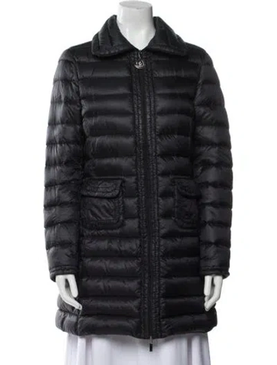 Pre-owned Moncler Down Down Coat In Black