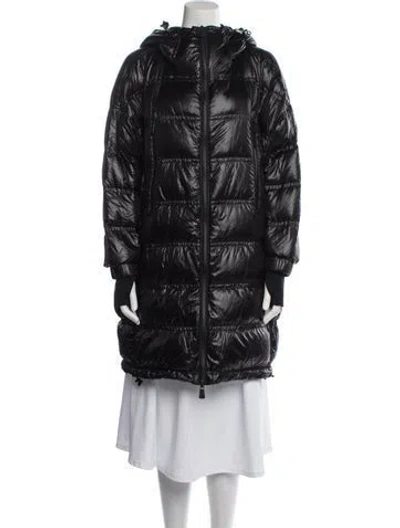 Pre-owned Moncler Down Down Coat In Black