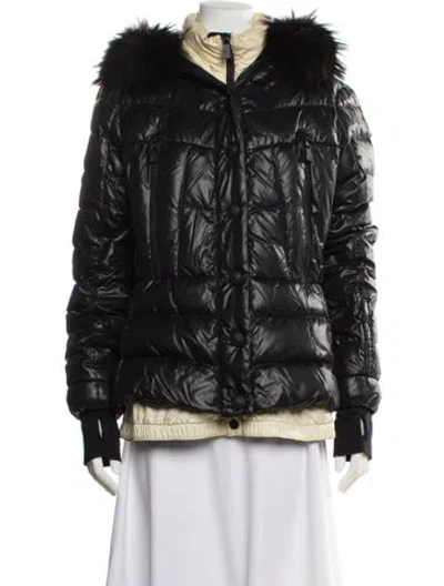 Pre-owned Moncler Down Down Coat In Black