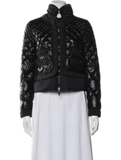 Pre-owned Moncler Down Down Coat In Black