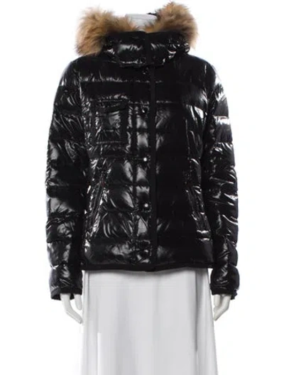 Pre-owned Moncler Down Down Coat In Black