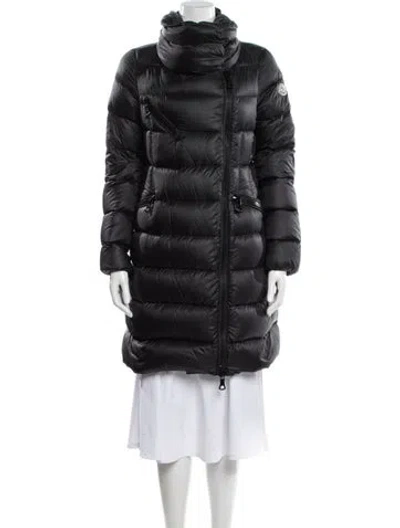 Pre-owned Moncler Down Down Coat In Black