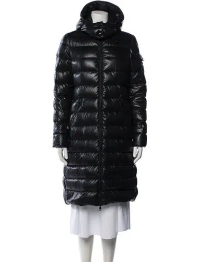 Pre-owned Moncler Down Down Coat In Black