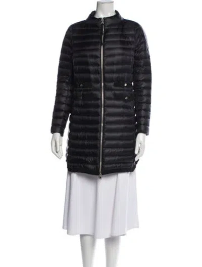 Pre-owned Moncler Down Down Coat In Black
