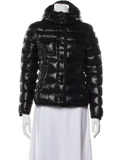 Pre-owned Moncler Down Down Coat In Black