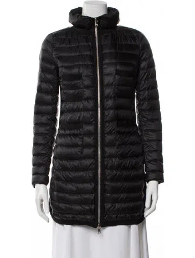 Pre-owned Moncler Down Down Coat In Black
