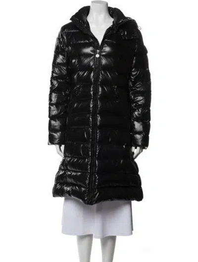 Pre-owned Moncler Down Down Coat In Black