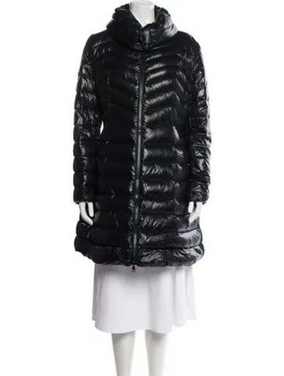 Pre-owned Moncler Down Down Coat In Black