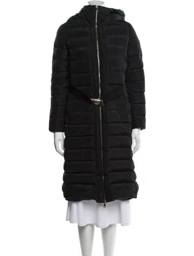 Pre-owned Moncler Down Down Coat In Black