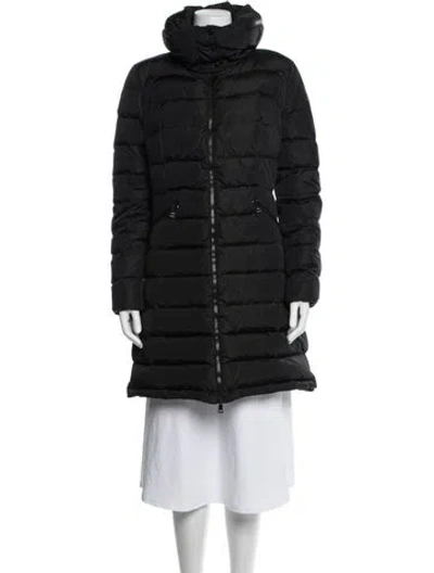 Pre-owned Moncler Down Down Coat In Blue