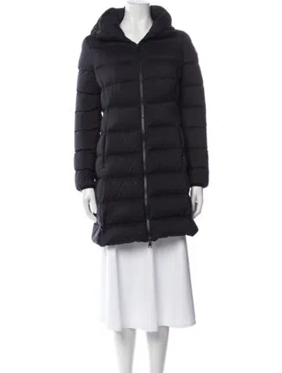 Pre-owned Moncler Down Down Coat In Blue