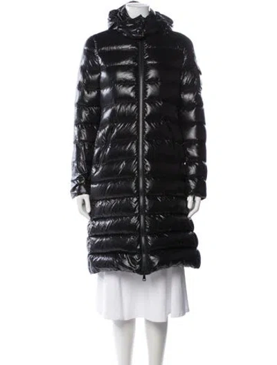 Pre-owned Moncler Down Down Coat In Blue