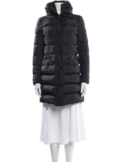 Pre-owned Moncler Down Down Coat In Gray