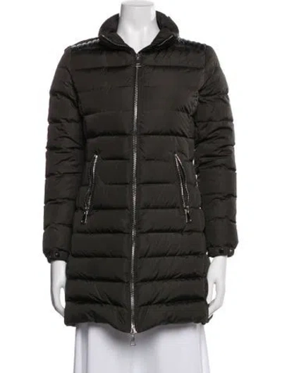 Pre-owned Moncler Down Down Coat In Gray