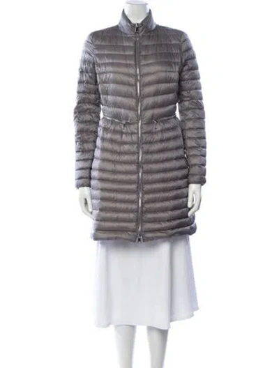 Pre-owned Moncler Down Down Coat In Grey