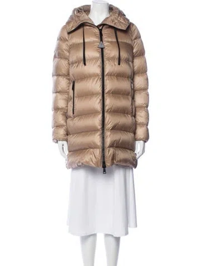 Pre-owned Moncler Down Down Coat W/ Tags In Neutral