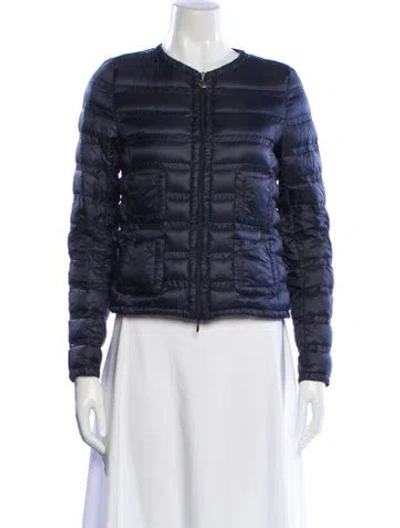 Pre-owned Moncler Down Down Jacket In Blue