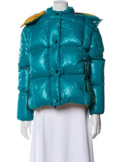 Pre-owned Moncler Down Down Jacket In Blue