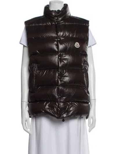Pre-owned Moncler Down Down Jacket In Brown