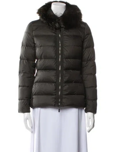 Pre-owned Moncler Down Down Jacket In Gray