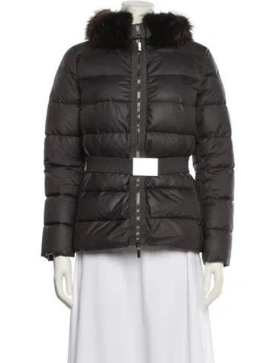 Pre-owned Moncler Down Down Jacket In Gray