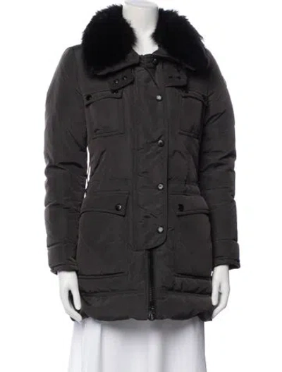 Pre-owned Moncler Down Down Jacket In Gray