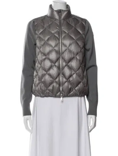 Pre-owned Moncler Down Down Jacket In Gray
