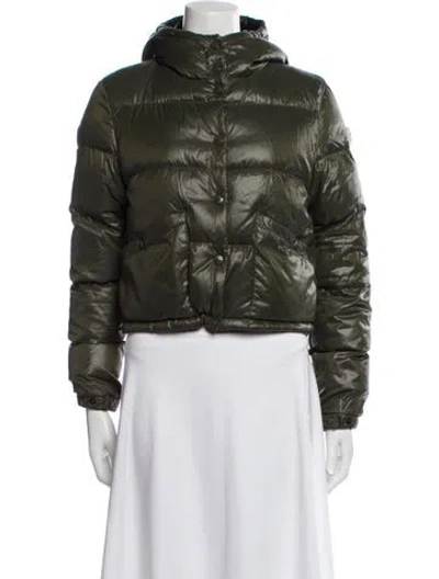 Pre-owned Moncler Down Down Jacket In Green