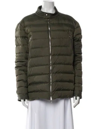 Pre-owned Moncler Down Down Jacket In Green