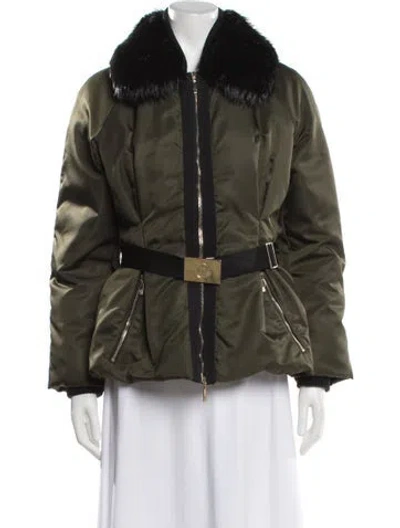 Pre-owned Moncler Down Down Jacket In Green