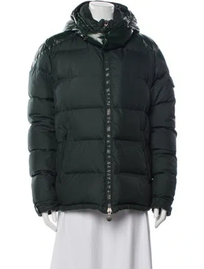 Pre-owned Moncler Down Down Jacket In Green